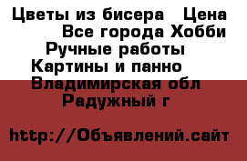 Цветы из бисера › Цена ­ 500 - Все города Хобби. Ручные работы » Картины и панно   . Владимирская обл.,Радужный г.